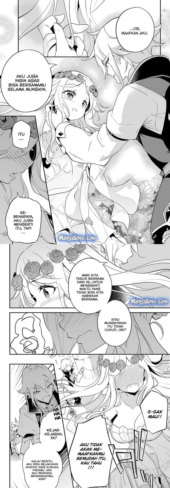 Chichi wa Eiyuu Haha wa Seirei Musume no Watashi wa Tenseisha chapter 11 halaman 13