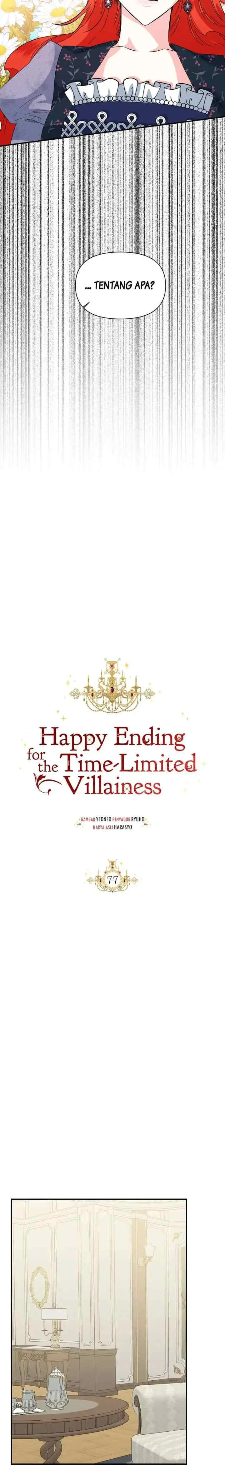 Happy Ending for the Time-Limited Villainess chapter 77 halaman 5