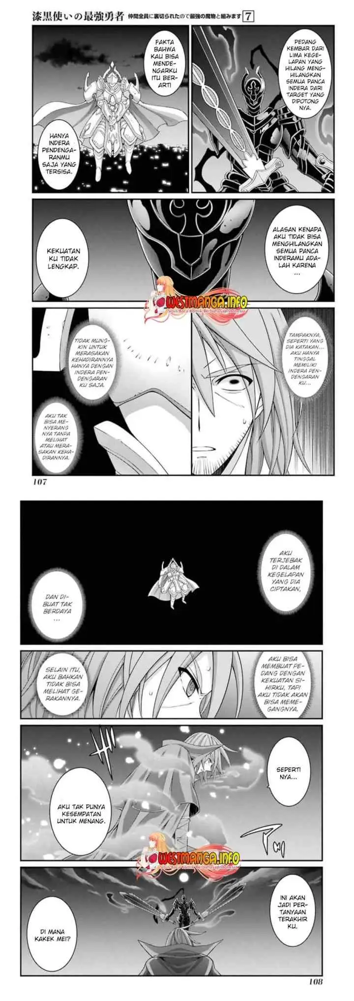 Shikkoku Tsukai no Saikyo Yusha Nakama Zen'in ni Uragira Retanode Saikyo no Mamono chapter 35 halaman 6