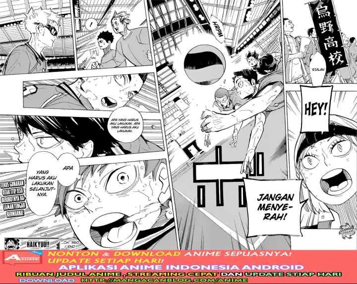 Haikyuu!! chapter 360 halaman 17