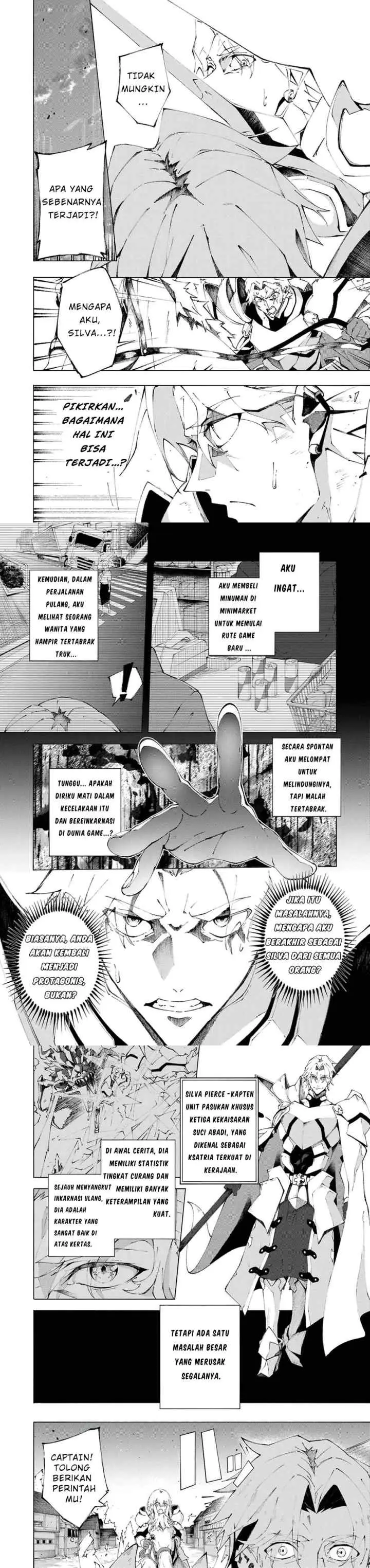 Joban de Shinu Saikyou no Sub Chara ni Tensei Shita no de, Game Chishiki de Musou Suru chapter 1 halaman 4
