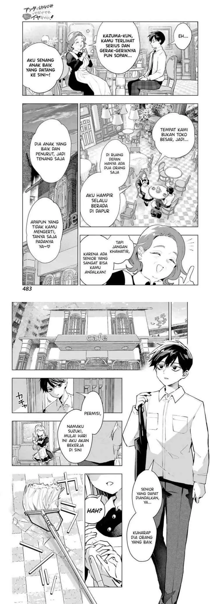 Anta to Osananajimitte dake demo Iyananoni! ~Zekkou kara Hajimaru S-kyuu Bishoujo to no Gakuen Nariagari Seikatsu~ chapter 5 halaman 12