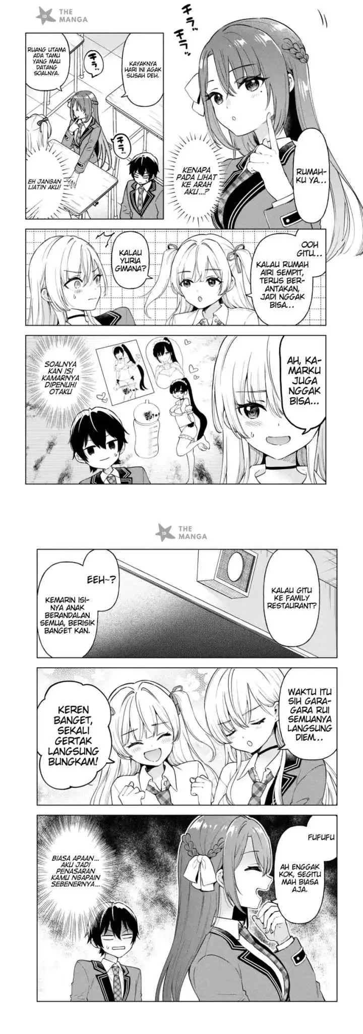 Inkyaa no ore ga sekigae de S-kyuu bishoujo ni kakomaretara himitsu no kankei ga hajimatta chapter 9 halaman 12
