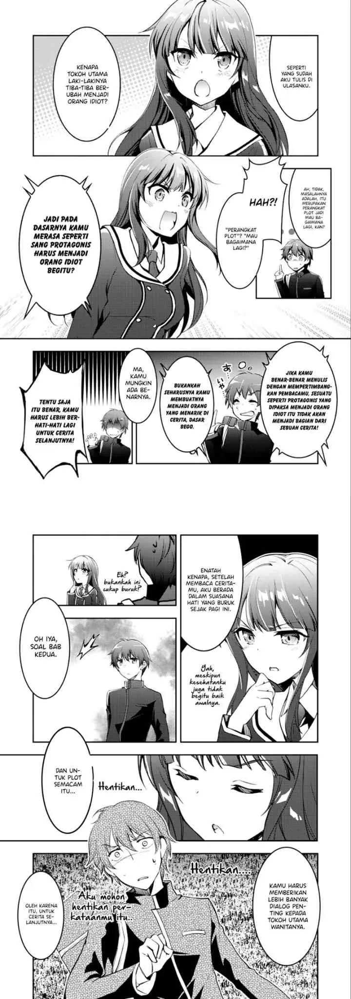 I Used a Novel Posting Site and The Most Beautiful Girl in My Class Turned out to Be a Reader chapter 1 halaman 16