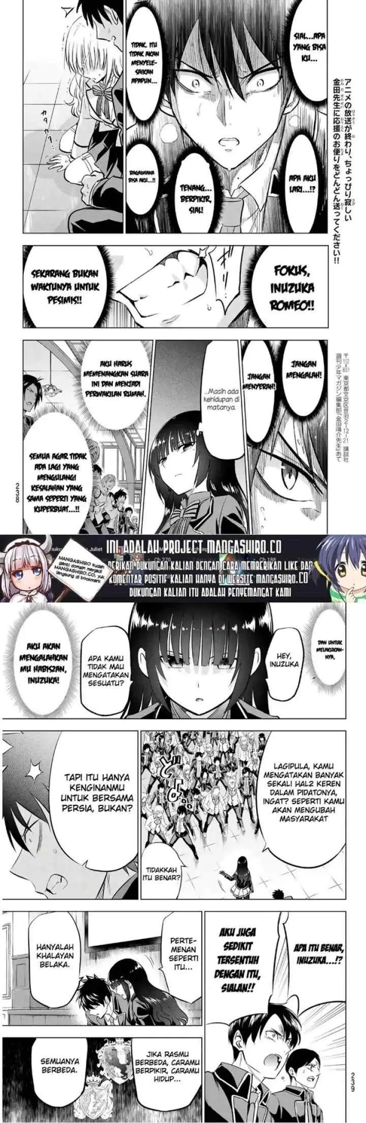 Kishuku Gakkou no Juliet chapter 86 halaman 5
