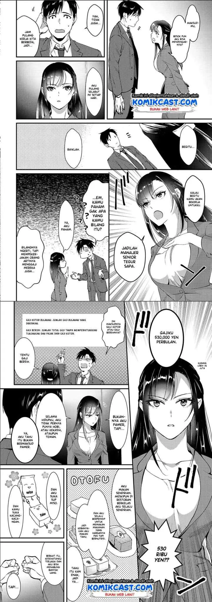 It's Fun Having a 300,000 yen a Month Job Welcoming Home an Onee-san Who Doesn't Find Meaning in a Job That Pays Her 500,000 yen a Month chapter 1 halaman 10