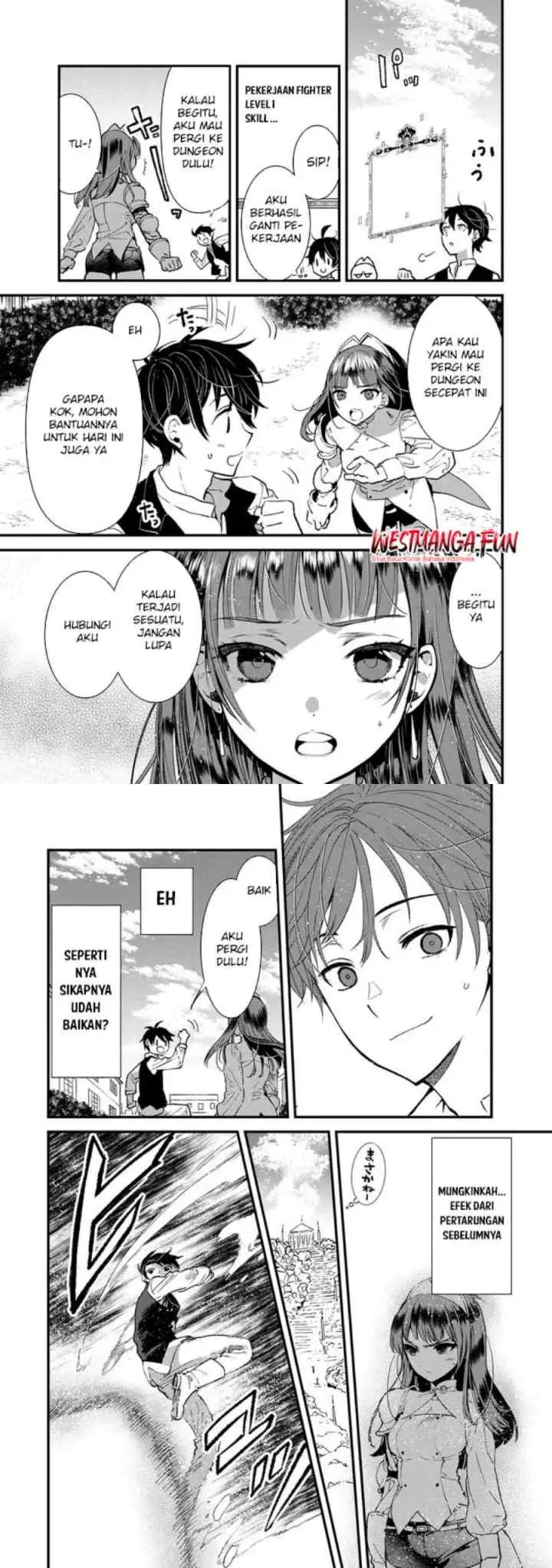 Ore, Yuusha janai desu kara. - VR Sekai no Chouten ni Kunrin Seshi Otoko. Tenseishi, Level 1 no Mushoku kara Restart suru chapter 4 halaman 7