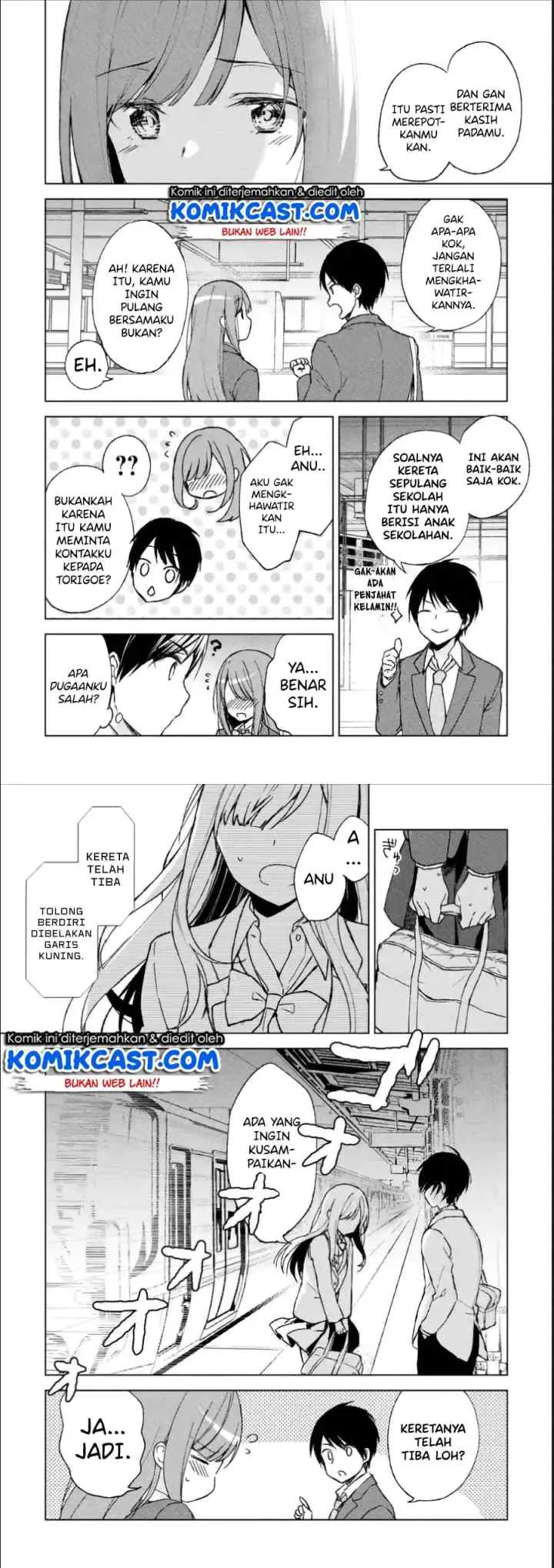 Chikan Saresou ni Natteiru S-kyuu Bishoujo wo Tasuketara Tonari no Seki no Osanajimi datta chapter 3 halaman 7