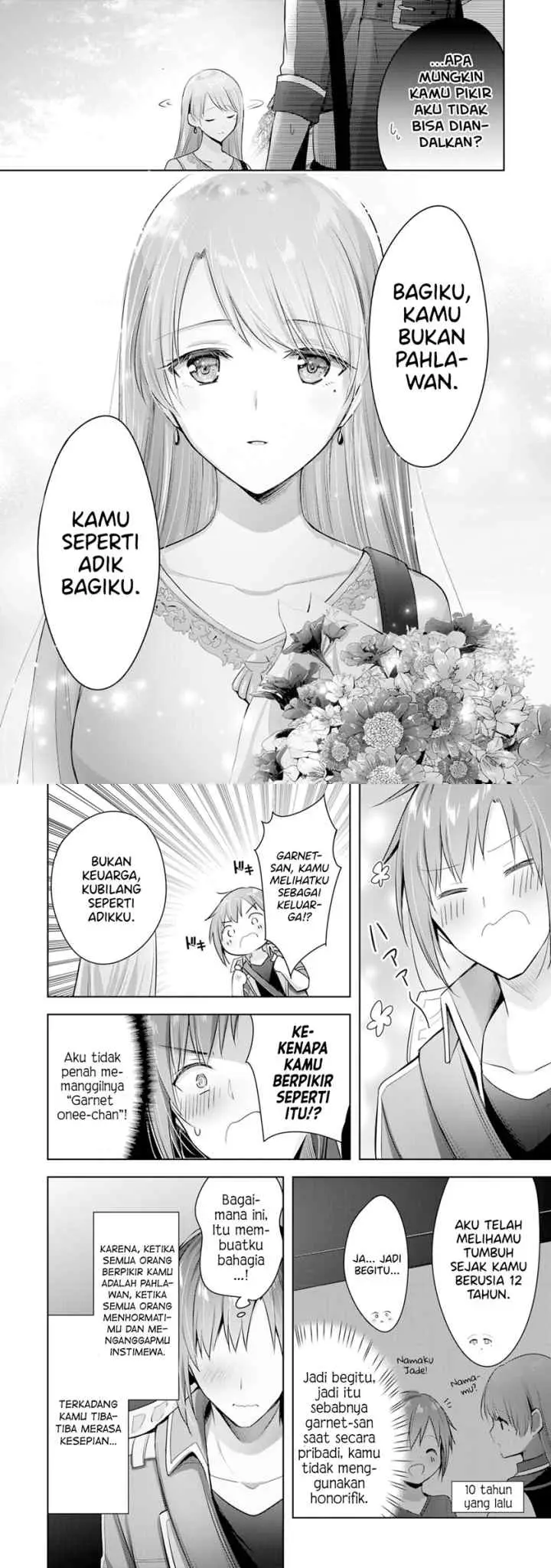 Uketsukejo ni Kokuhaku Shitakute Girudo ni Kayoitsumetara Eiyu ni Natteta chapter 6 halaman 11