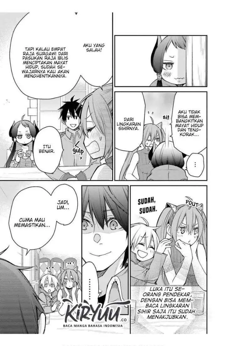 Saikyou no Madoshi. Hisa ni Ya wo Ukete Shimatta no de Inaka no Eihei ni Naru chapter 15.1 halaman 12