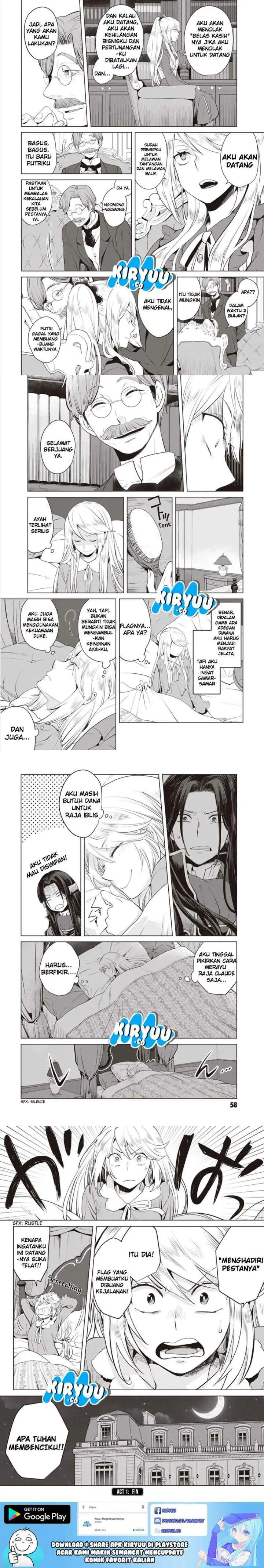 I'm a Villainous Daughter so I'm going to keep the Last Boss chapter 1 halaman 15