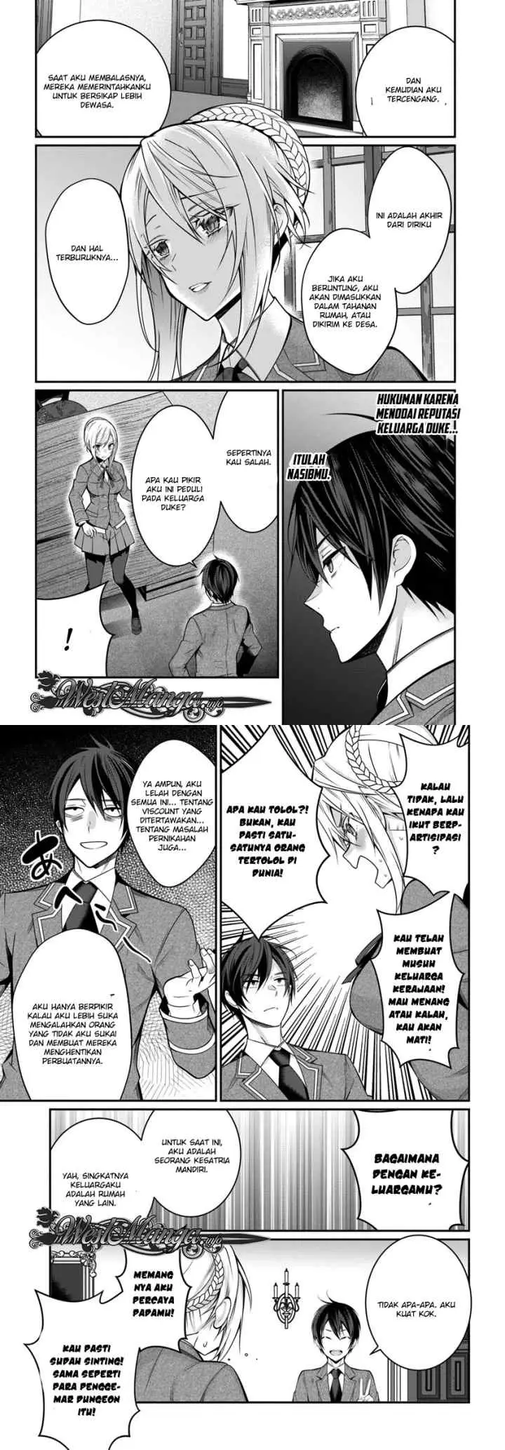 Otome Game Sekai wa Mob ni Kibishii Sekai Desu chapter 8 halaman 11
