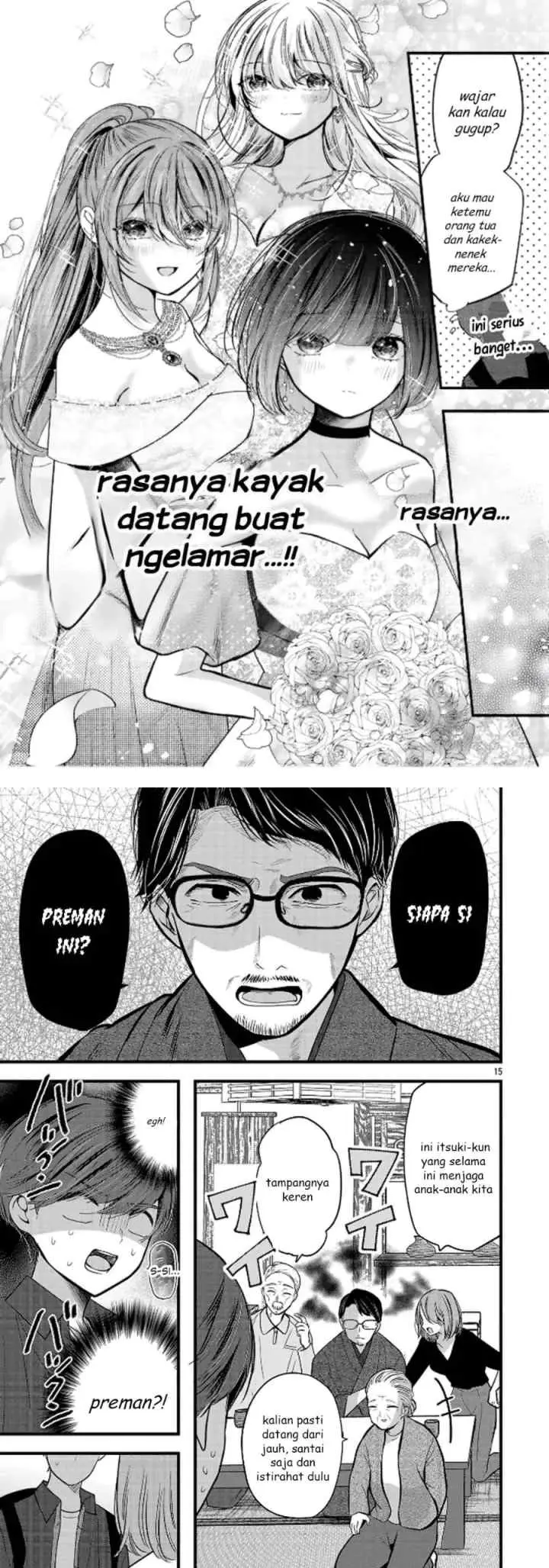 Kimi ni Koisuru Sanshimai chapter 23 halaman 8