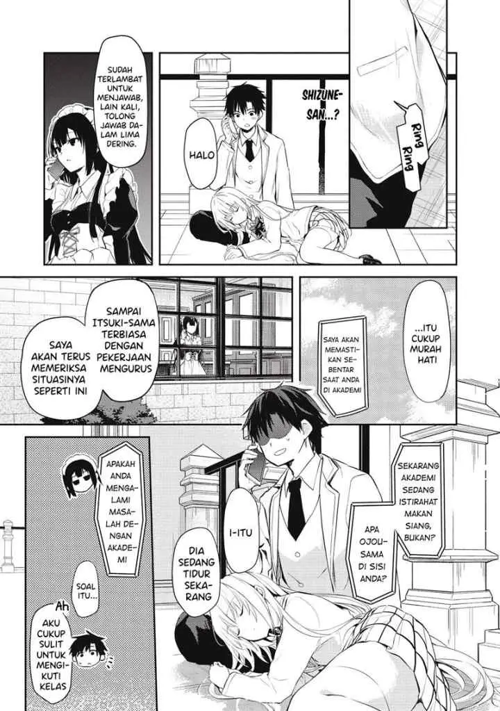 Saijo no Osewa ~Takane no Hana Darakena Meimon Kou de, Gakuin Ichi no Ojou-sama (Seikatsu Noryoku Kaimu) o Kagenagara Osewa suru Koto ni Narimashita~ chapter 4 halaman 12