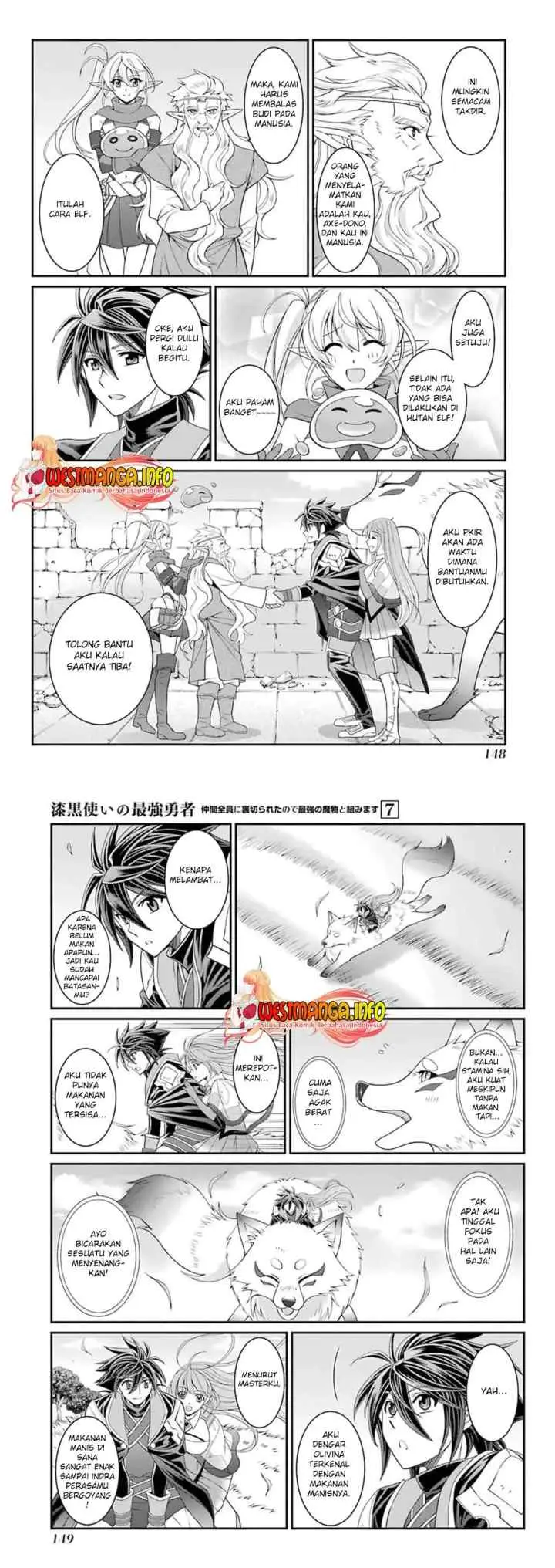 Shikkoku Tsukai no Saikyo Yusha Nakama Zen'in ni Uragira Retanode Saikyo no Mamono chapter 36 halaman 11