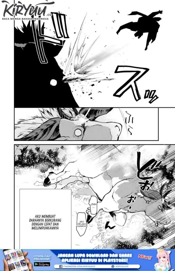 Saikyou no Madoshi. Hisa ni Ya wo Ukete Shimatta no de Inaka no Eihei ni Naru chapter 7.2 halaman 8