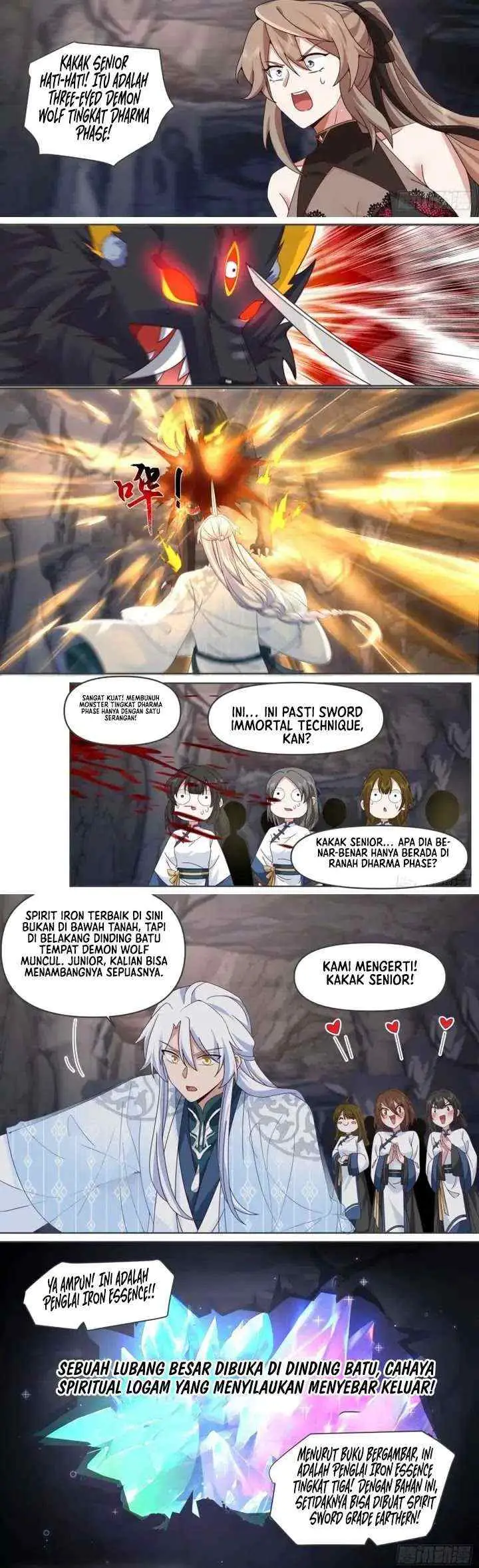 The Villain's Senior Brother And His Junior Sisters Are All Yanderes chapter 106 halaman 8