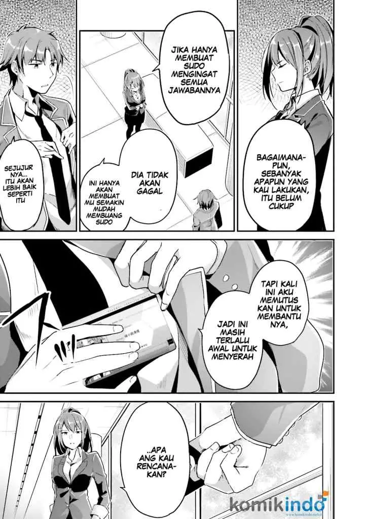 Youkoso Jitsuryoku Shijou Shugi no Kyoushitsu e chapter 8 halaman 9