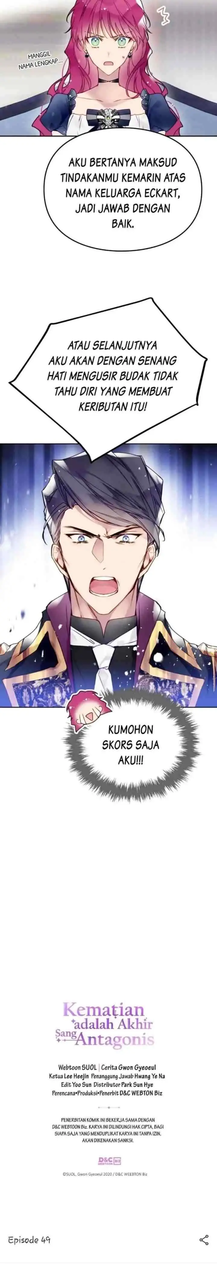 Death Is the Only Ending for the Villainess chapter 49 halaman 19