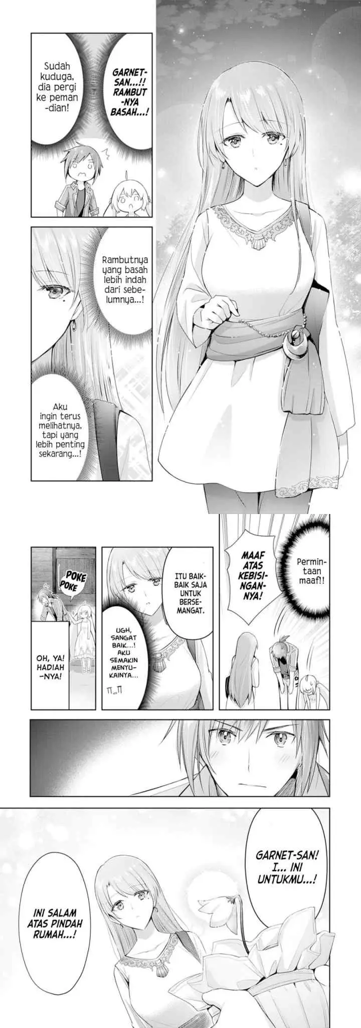 Uketsukejo ni Kokuhaku Shitakute Girudo ni Kayoitsumetara Eiyu ni Natteta chapter 4 halaman 8