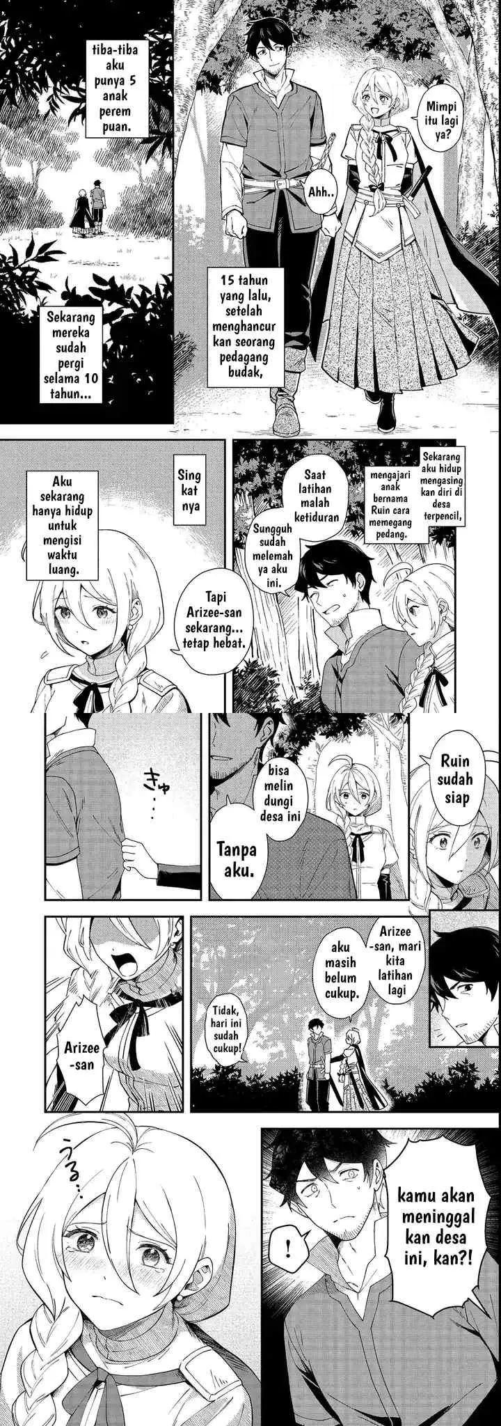 Hirotta Dorei-tachi ga Tabi datte Haya Juunen, Naze ka Ore ga Densetsu ni Natteita chapter 1 halaman 10