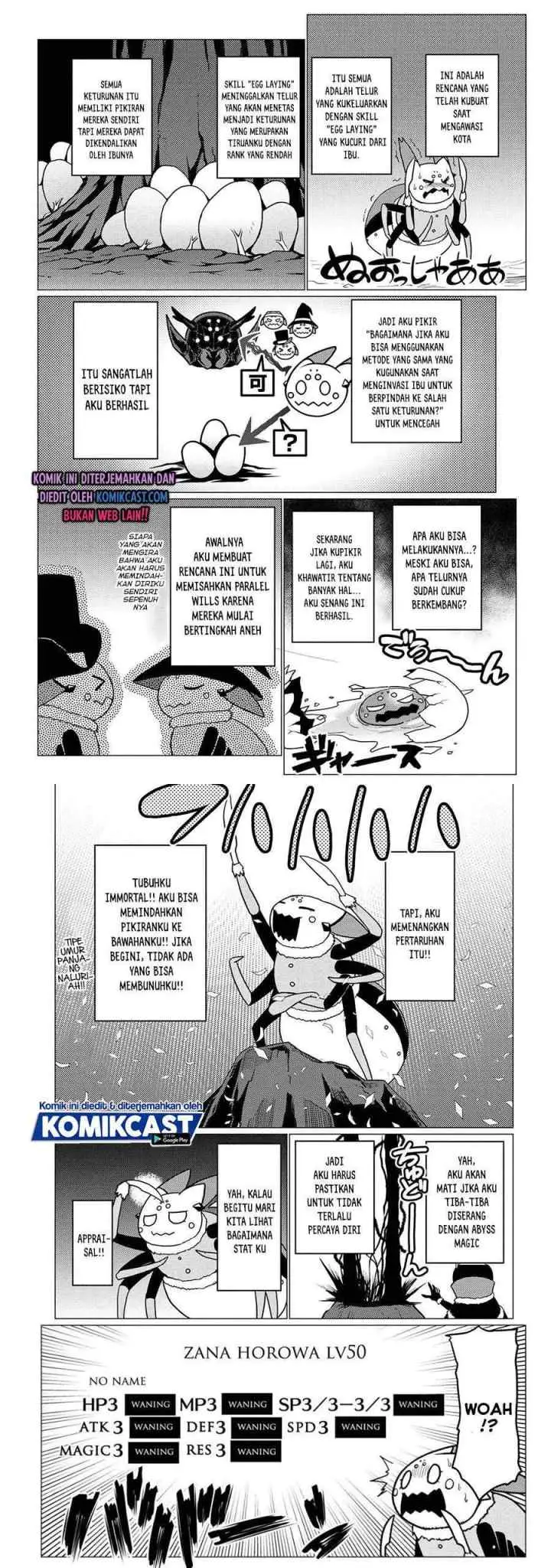 Kumo Desu ga Nani ka? Daily Life of the Four Spider Sisters chapter 51.2 halaman 8