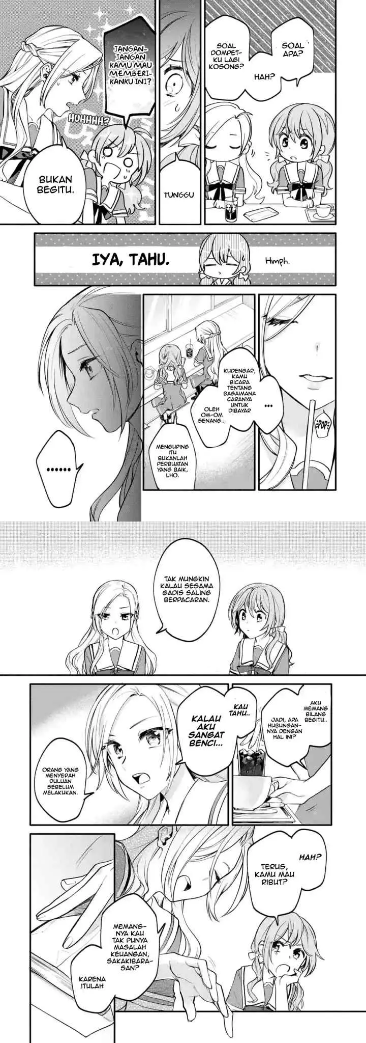 Onna Doushi to ka Arienai deshou to Iiharu Onna no ko wo, Hyakunichi kan de Tetteiteki ni Otosu Yuri no Ohanashi chapter 1 halaman 11
