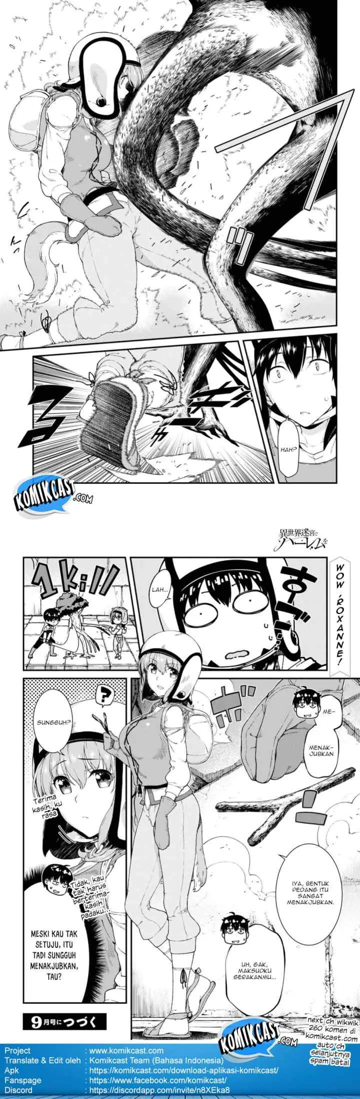 Isekai Meikyuu de Harem wo chapter 15 halaman 13