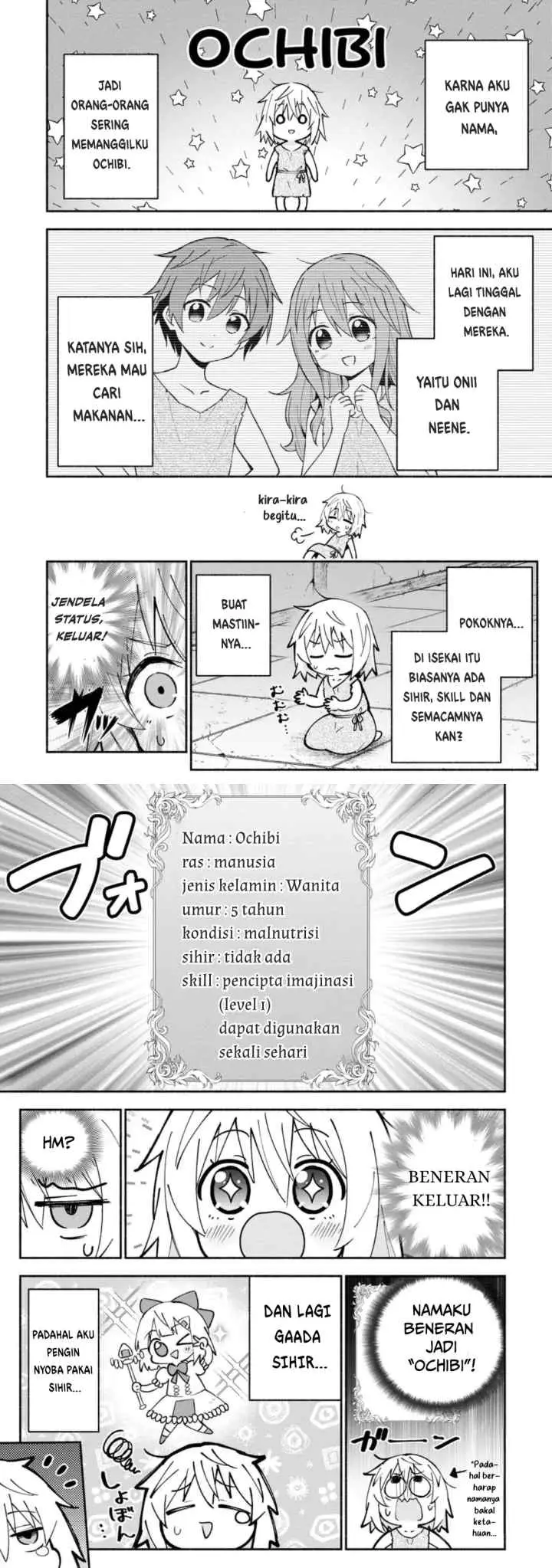 Isekai no Ochibi-chan wa Kyou mo Nanika wo Tsukuri Dasu chapter 1 halaman 5
