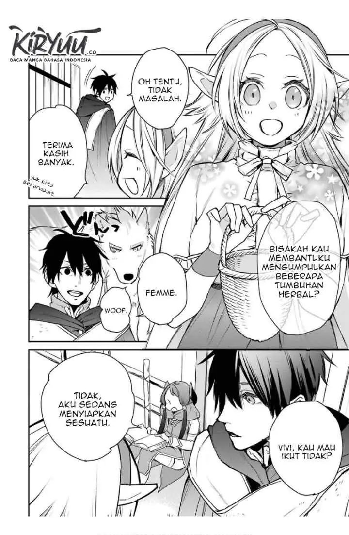 Saikyou no Madoshi. Hisa ni Ya wo Ukete Shimatta no de Inaka no Eihei ni Naru chapter 13.3 halaman 7