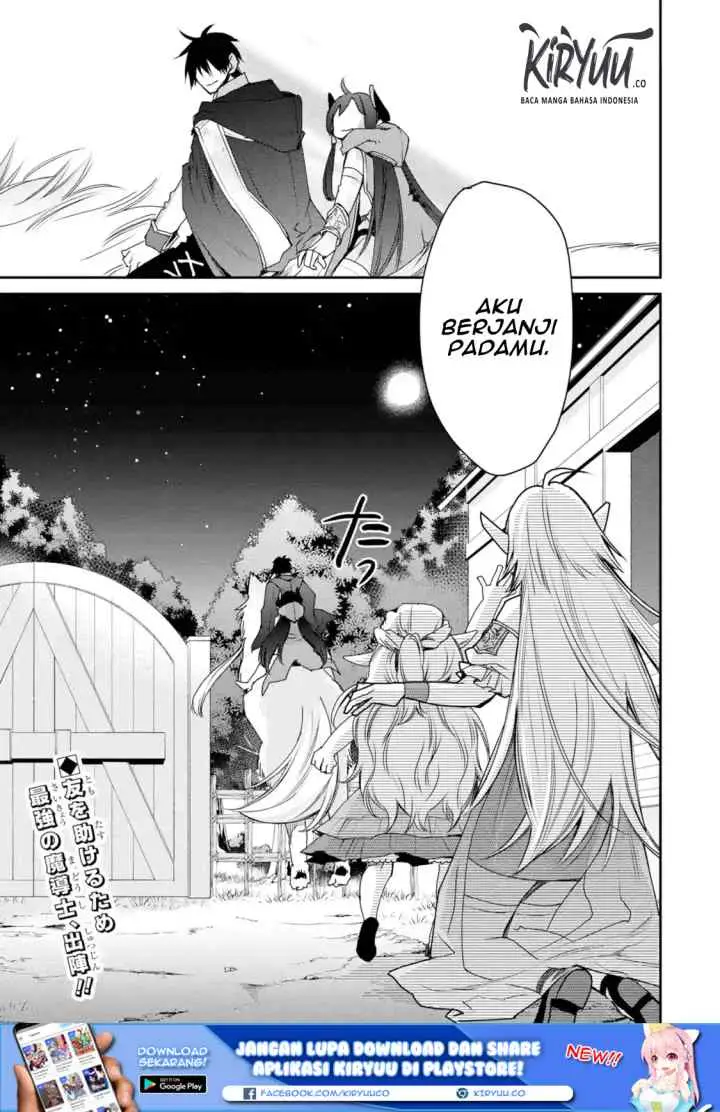 Saikyou no Madoshi. Hisa ni Ya wo Ukete Shimatta no de Inaka no Eihei ni Naru chapter 11.3 halaman 13