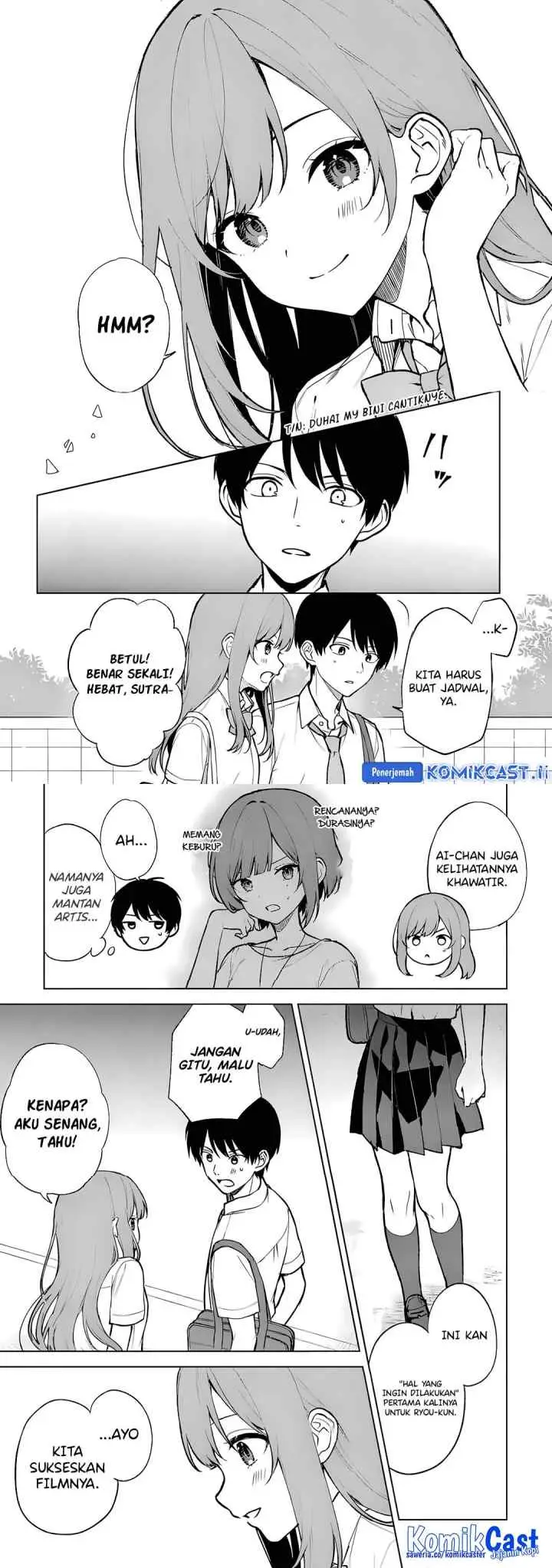 Chikan Saresou ni Natteiru S-kyuu Bishoujo wo Tasuketara Tonari no Seki no Osanajimi datta chapter 69 halaman 8