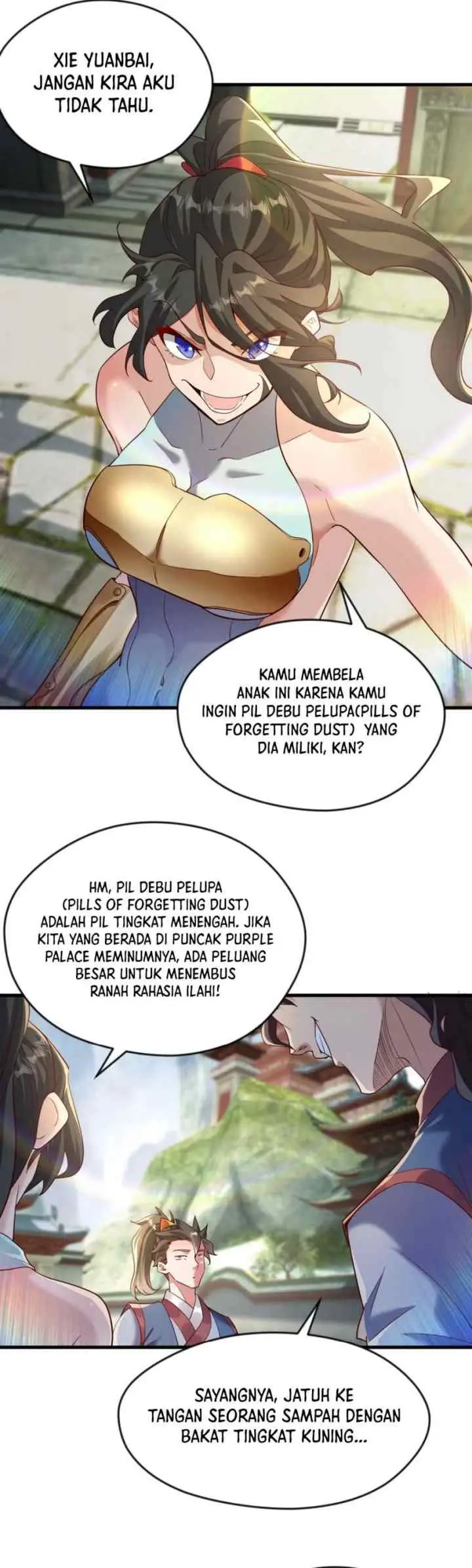 I Scared the Divine Lord as I handed over the Ancient Immortal Pill chapter 72 halaman 12