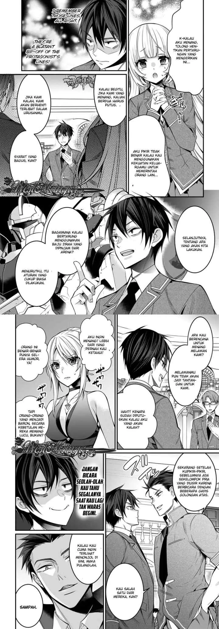 Otome Game Sekai wa Mob ni Kibishii Sekai Desu chapter 8 halaman 4