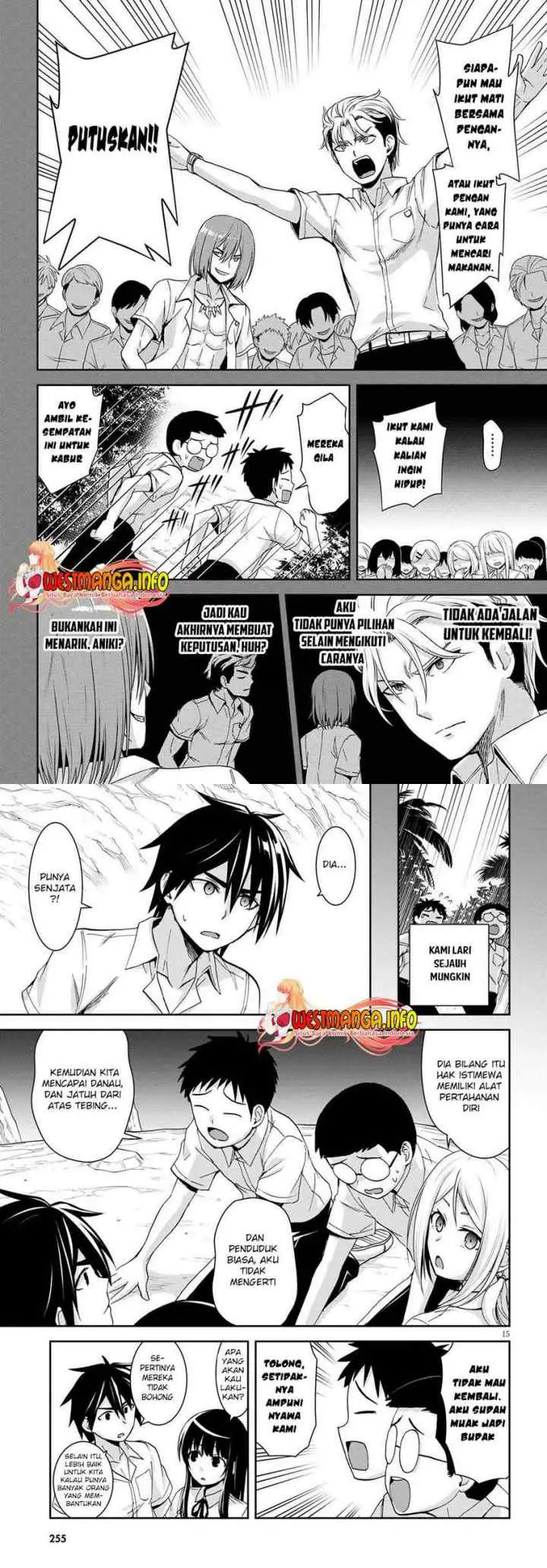 Isekai Yurutto Survival Seikatsu: Gakkou no Minna to Isekai no Mujintou ni Tenishitakedo Ore Dake Rakushou desu chapter 12 halaman 8