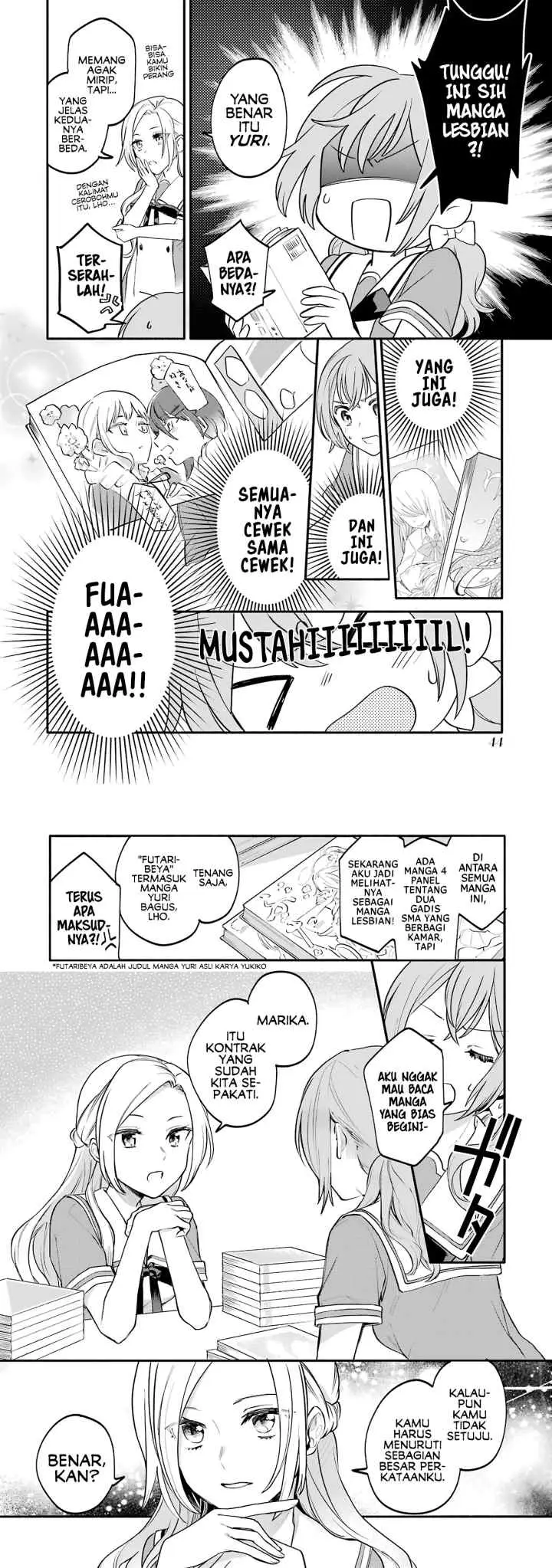Onna Doushi to ka Arienai deshou to Iiharu Onna no ko wo, Hyakunichi kan de Tetteiteki ni Otosu Yuri no Ohanashi chapter 2 halaman 7
