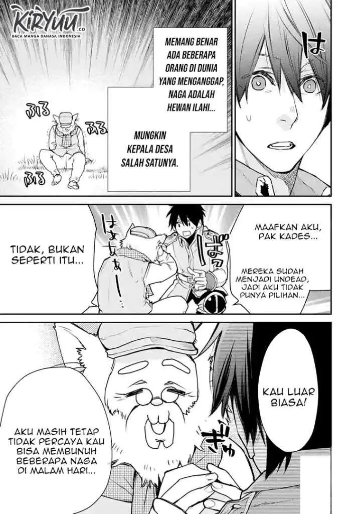 Saikyou no Madoshi. Hisa ni Ya wo Ukete Shimatta no de Inaka no Eihei ni Naru chapter 13.2 halaman 9