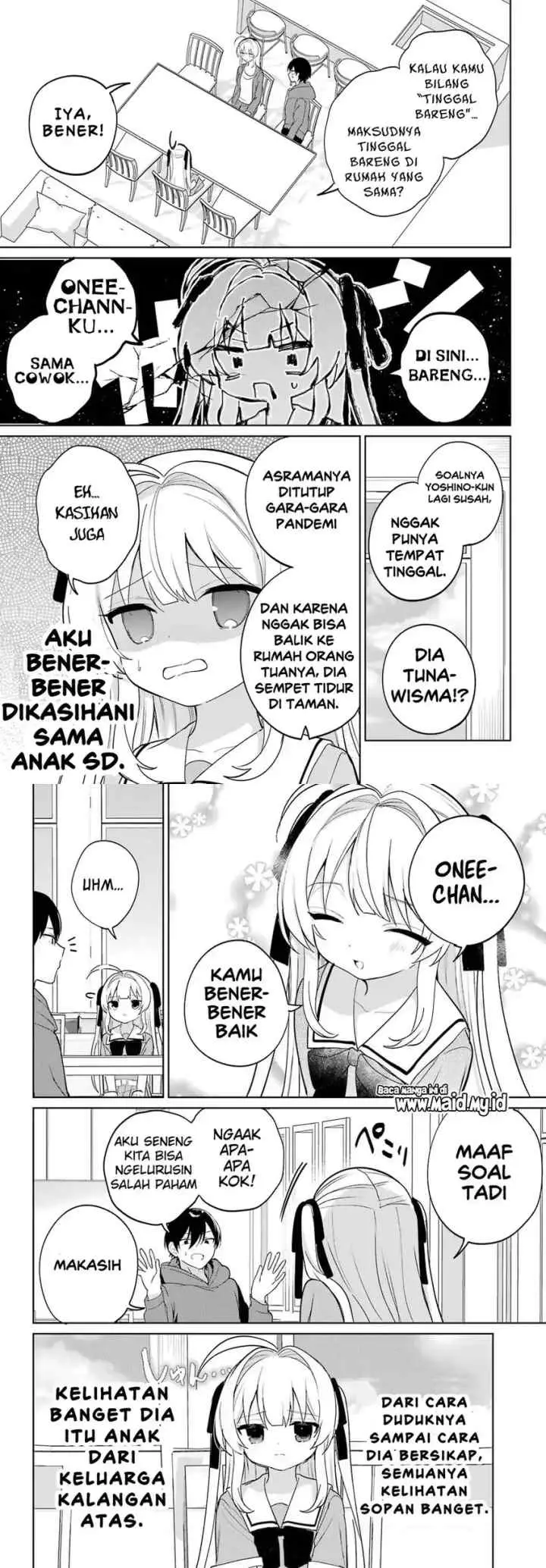 Remote Jugyou ni Nattara Class 1 no Bishoujo to Doukyo Suru Koto ni Natta chapter 14 halaman 9