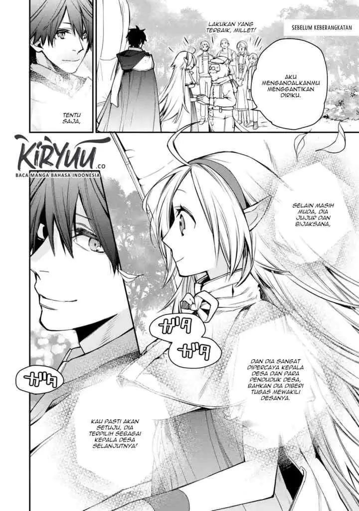 Saikyou no Madoshi. Hisa ni Ya wo Ukete Shimatta no de Inaka no Eihei ni Naru chapter 8.1 halaman 5