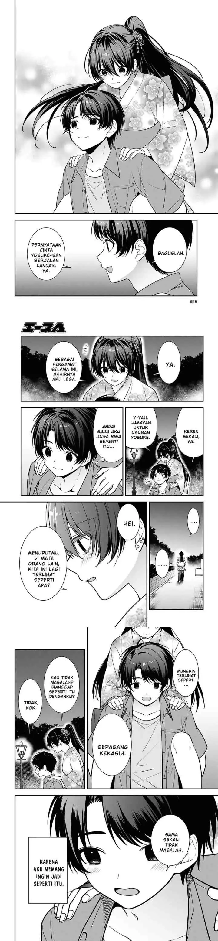 Tonari no Seki no Yankee Shimizu-san ga Kami o Kuroku Sometekita chapter 16 halaman 12