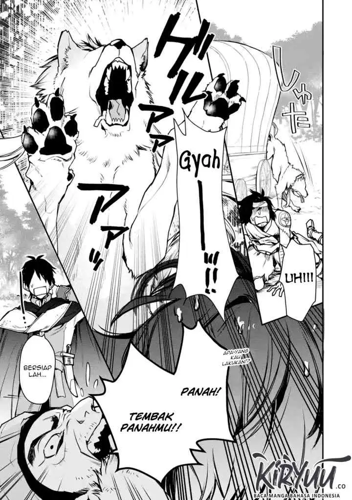 Saikyou no Madoshi. Hisa ni Ya wo Ukete Shimatta no de Inaka no Eihei ni Naru chapter 8.2 halaman 4
