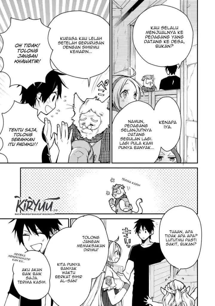 Saikyou no Madoshi. Hisa ni Ya wo Ukete Shimatta no de Inaka no Eihei ni Naru chapter 7.3 halaman 9