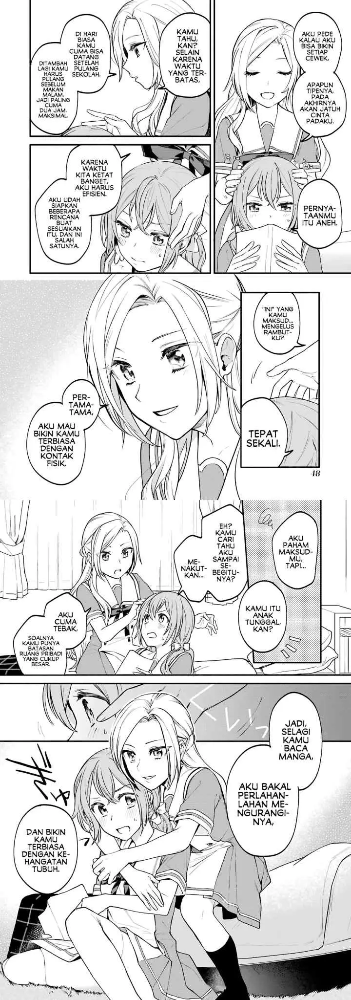 Onna Doushi to ka Arienai deshou to Iiharu Onna no ko wo, Hyakunichi kan de Tetteiteki ni Otosu Yuri no Ohanashi chapter 2 halaman 9