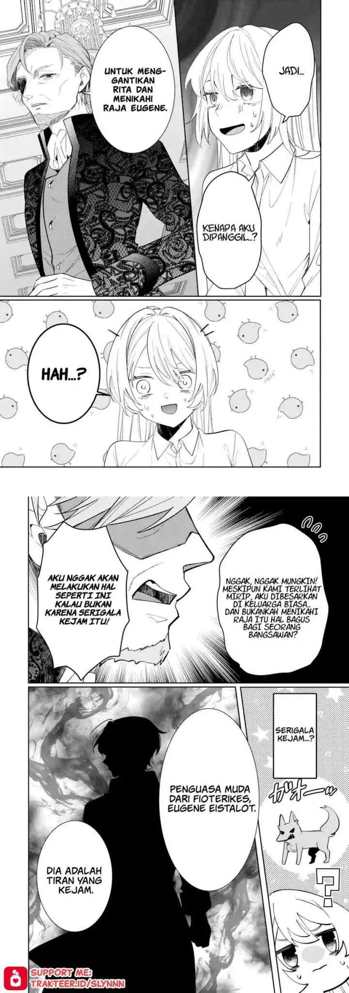 Migawari de Totsuida Reikoku Kokuou wa Hatsukoi Aitedeshita chapter 1 halaman 8