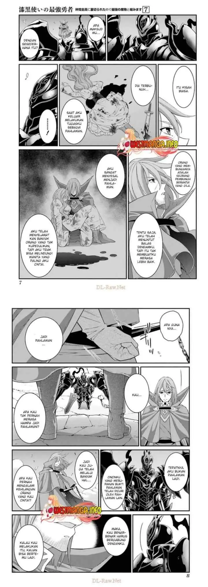 Shikkoku Tsukai no Saikyo Yusha Nakama Zen'in ni Uragira Retanode Saikyo no Mamono chapter 32 halaman 4
