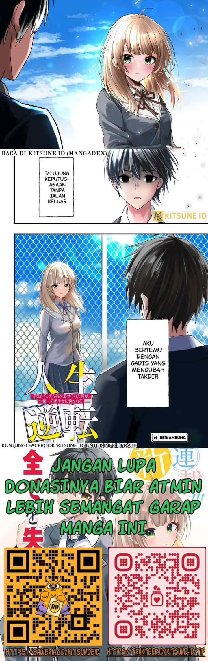 Jinsei Gyakuten ~Uwakisare, Enzai wo Kiserareta Orega, Gakuenichi no Bishoujo ni Natsukareru~ chapter 1 halaman 19