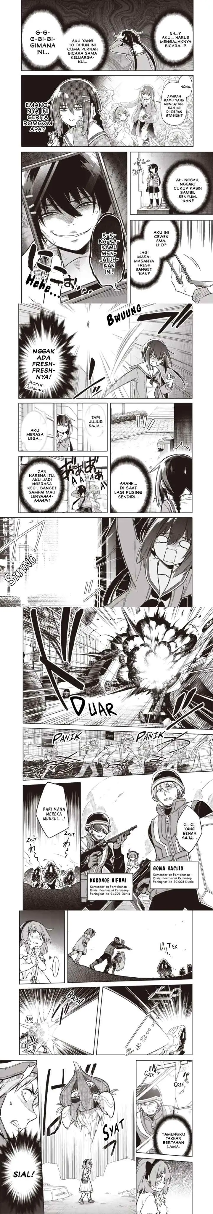 Toukyou KINOKO: Sekai Ranking 1-i no Komyu-ryoku Saijaku JK chapter 1 halaman 9