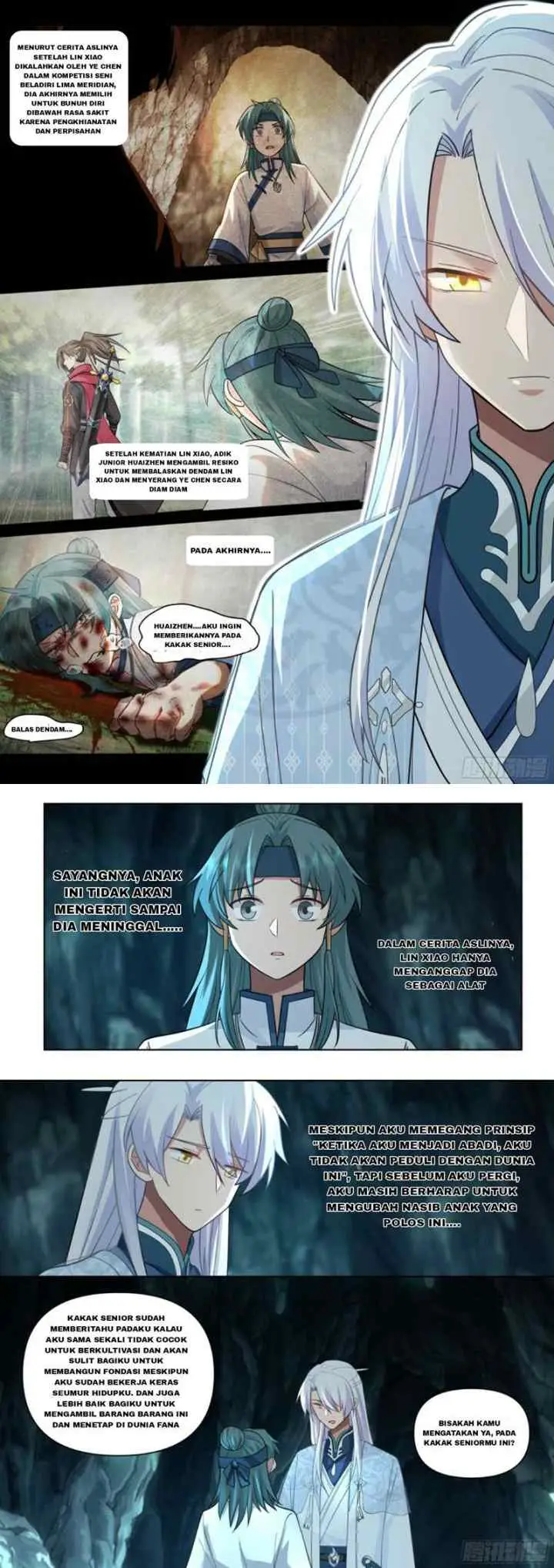 The Villain's Senior Brother And His Junior Sisters Are All Yanderes chapter 44 halaman 9