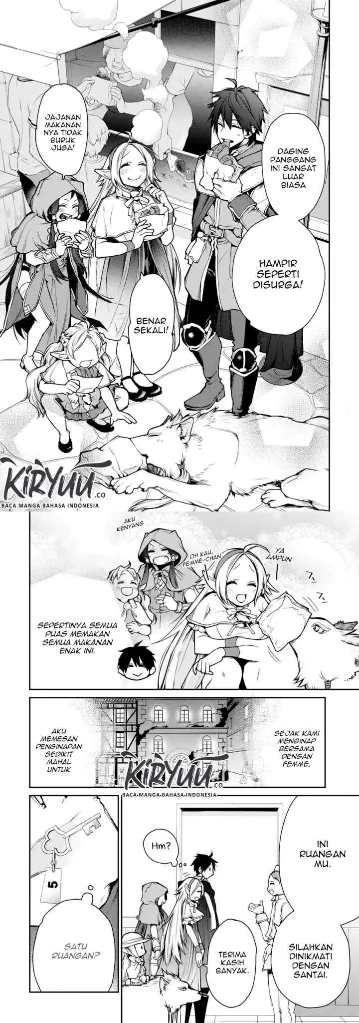 Saikyou no Madoshi. Hisa ni Ya wo Ukete Shimatta no de Inaka no Eihei ni Naru chapter 8.3 halaman 18