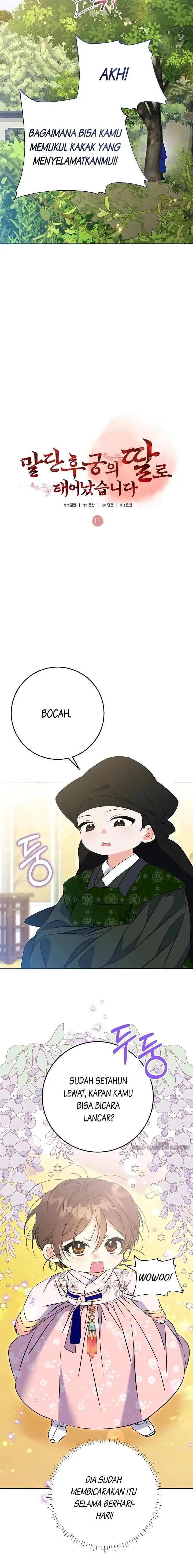 Born as the Daughter of the Lowly Concubine chapter 13 halaman 12